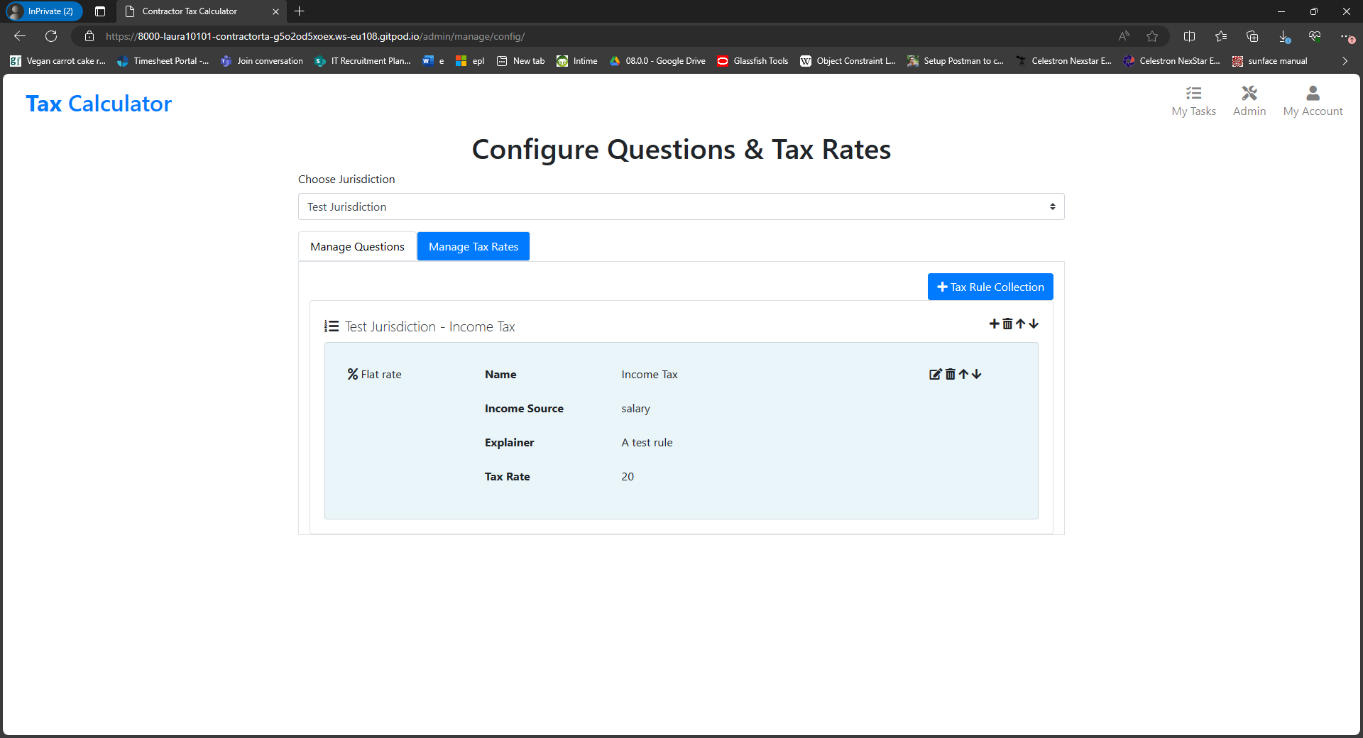 Creating a rule in the config app